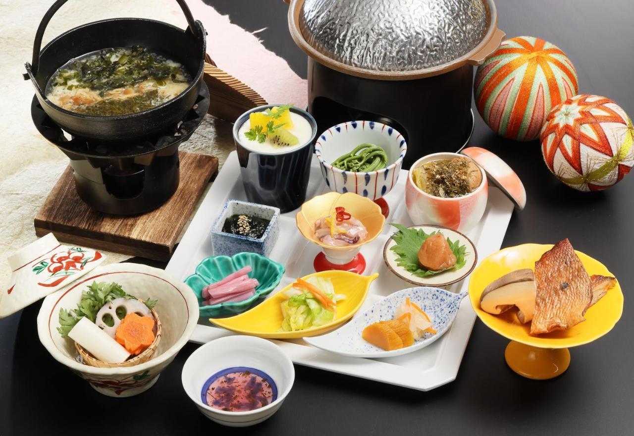 Yamanaka Onsen Hanatsubaki Kaga  Bagian luar foto